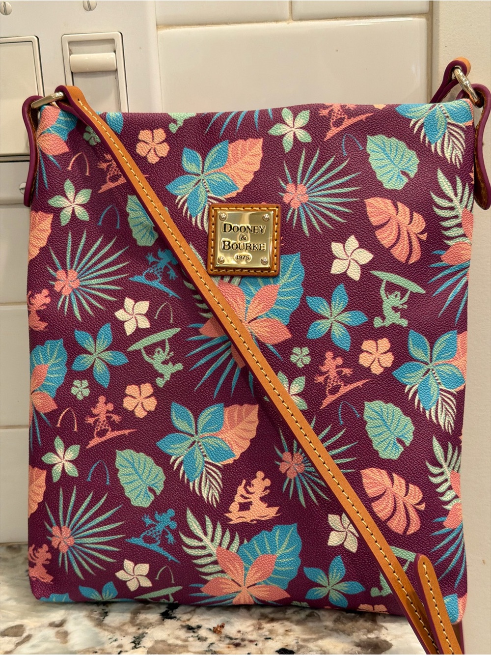 Dooney & Bourke Aulani Disney Tropical Crossbody Bag